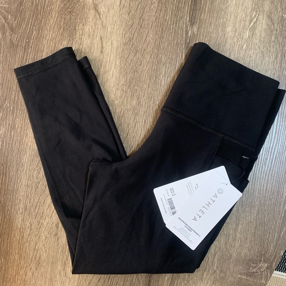 Athleta Black High-Waist Leggings